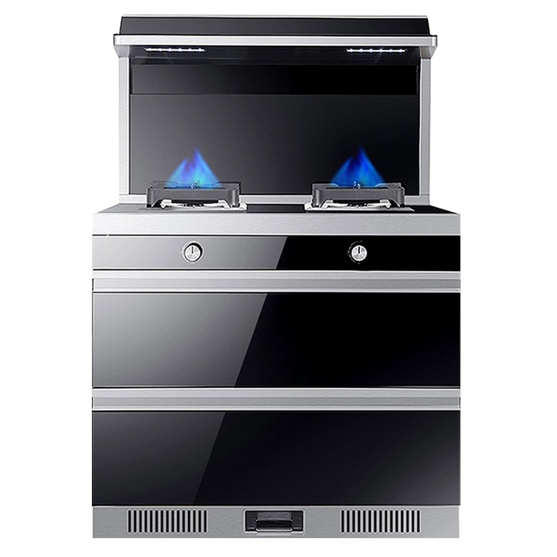 长虹(CHANGHONG) JJZT-X3集成灶21m³厨房一体式灶家用环保灶自动清洗油烟机侧吸式大吸力烟灶消套装天然气