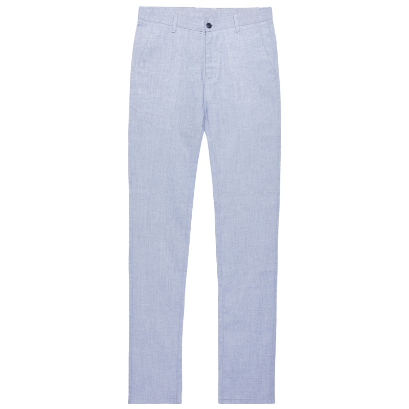 HODO红豆男装 男士休闲裤 2020春季商务简约轻薄亚麻弹力休闲裤长裤男