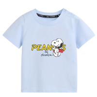史努比童装儿童短袖上衣t恤男女童夏季新款打底衫夏装中小童套头