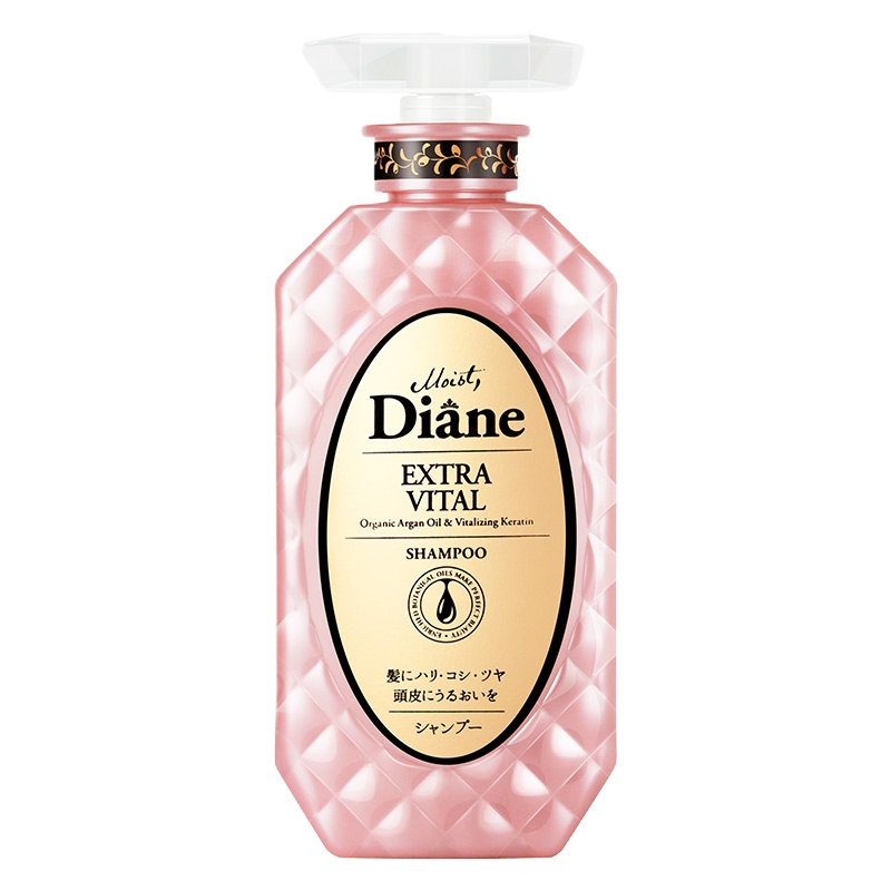 黛丝恩 MoistDiane日本进口无硅油洗发水洗头水控油去屑洗发露 头皮赋活洗发水450ml