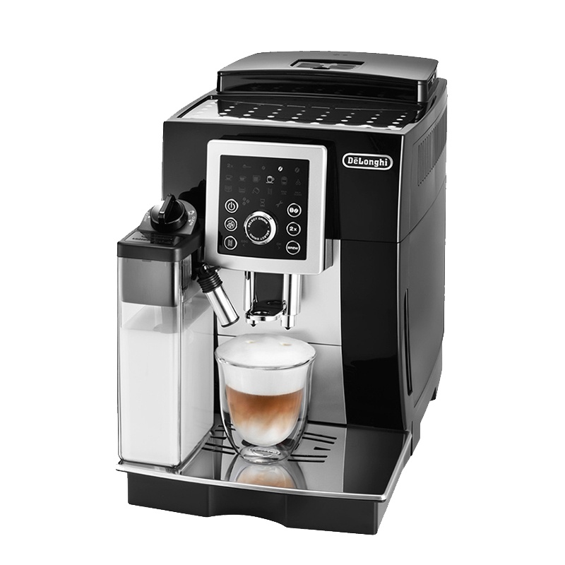 德龙(Delonghi)全自动咖啡机ECAM23.260 原装进口研磨一体自动奶泡 家用办公室意式卡布23.260.SB