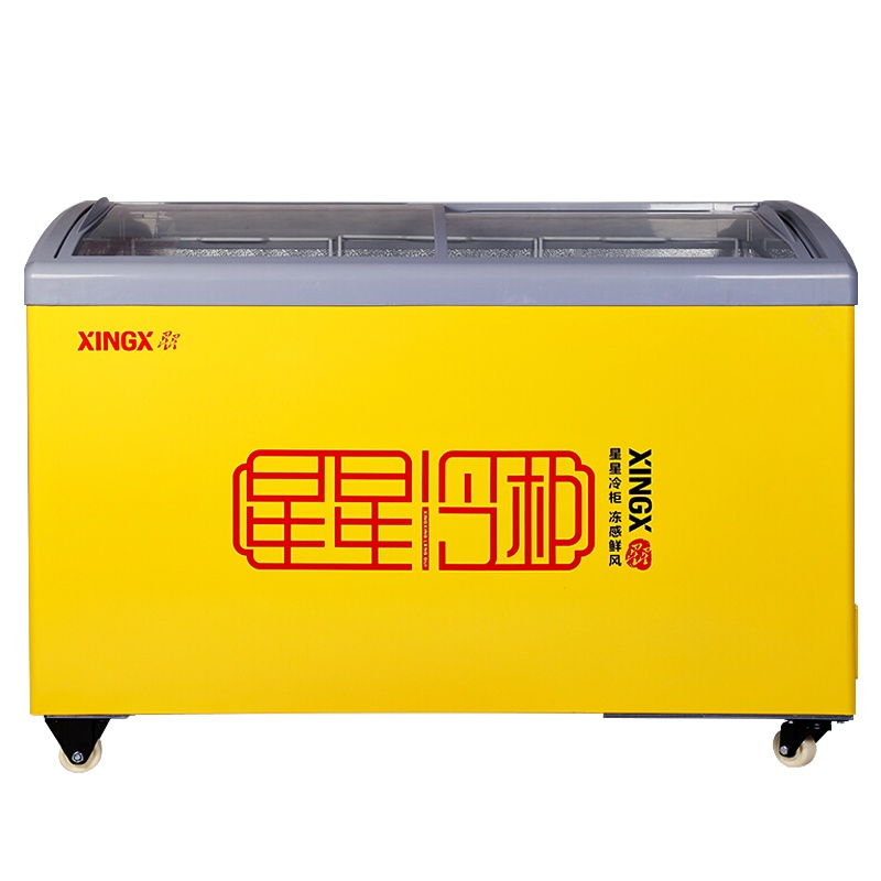 星星（XINGX）SD/SC-366YE 308升 冰柜商用展示柜 雪糕柜饮料柜 冷藏冷冻转换 卧式展示柜 雪糕柜大容量