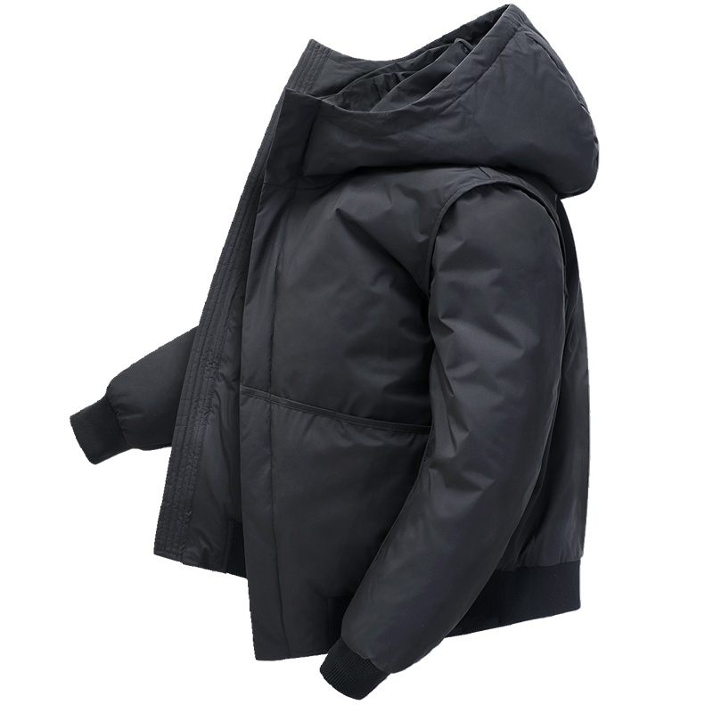 马克华菲羽绒服男士短款2019冬季新款轻薄连帽韩版潮流外套潮