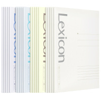 得力(deli)7983 A5/38页无线装订软抄本办公记事本 20本/包