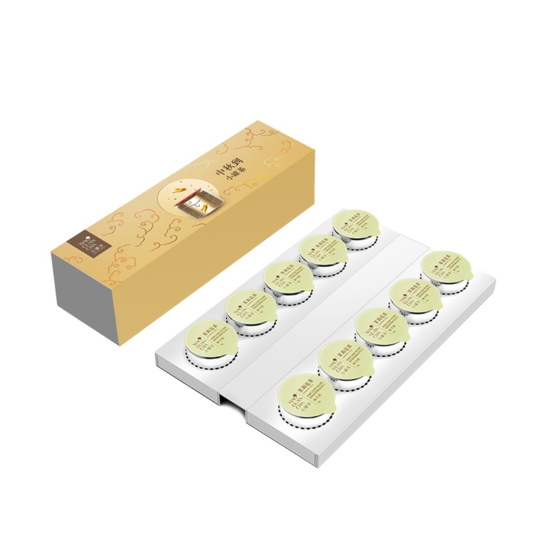 小罐茶再加工茶 特级伏天茉莉花茶叶银罐礼盒装40g送长辈送礼佳品