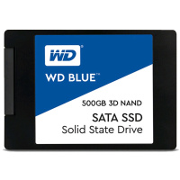 西部数据(WD)500GB SSD固态硬盘 SATA3.0接口 Blue系列-3D进阶高速读写版