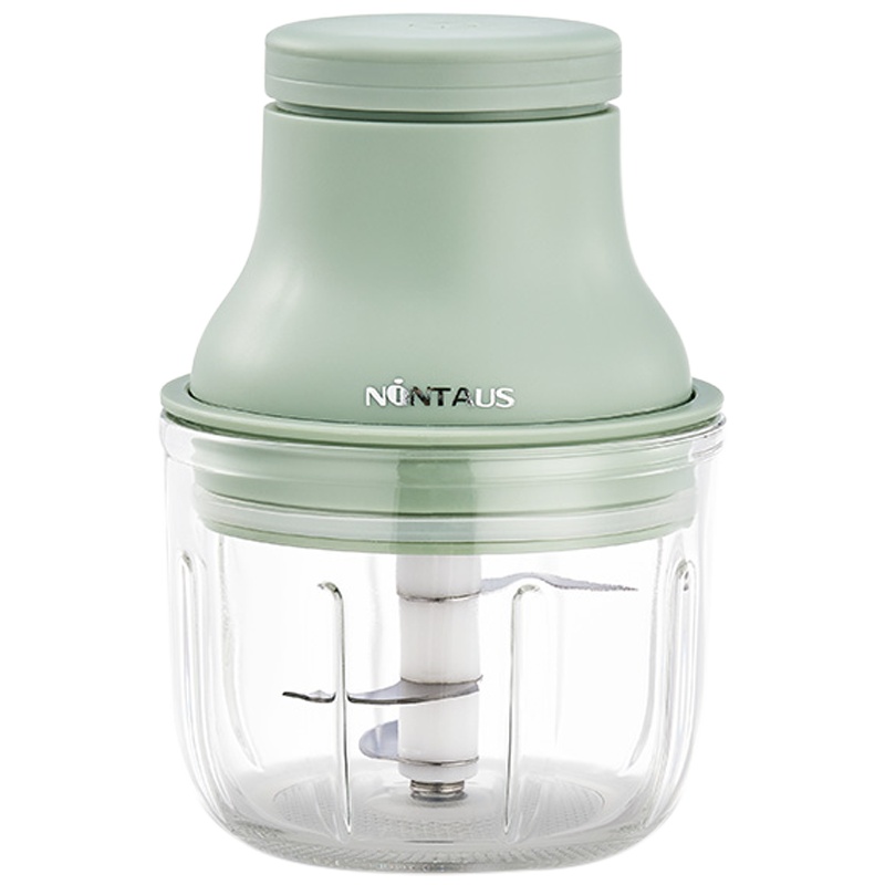 金正(NiNTAUS)迷你蒜蓉机250ml无线电动多功能压蒜器捣蒜器绞肉机蒜泥神器迷你搅碎机婴儿辅食机SR22玻璃碗绿色