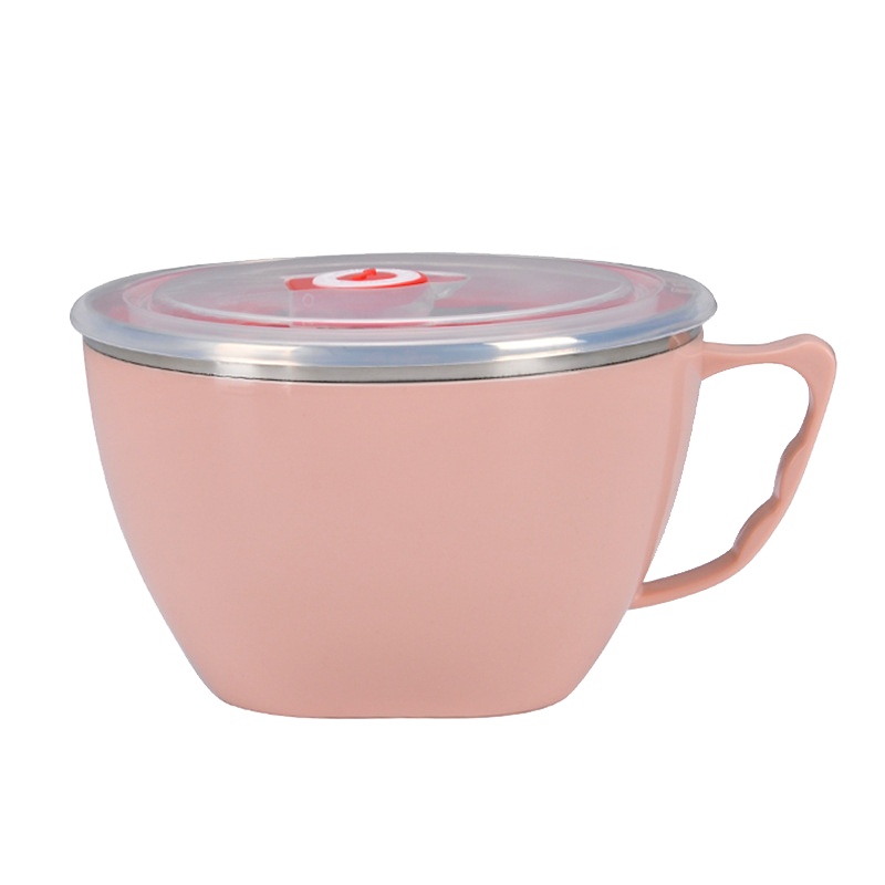 泡面碗保鲜碗保温碗 带盖餐具 15cm(个)[CWFD]