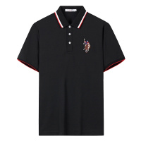 USPOLO ASSN（55.9%棉）夏季男士短袖polo衫商务休闲时尚青年男装