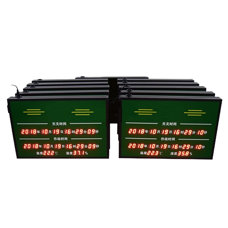 作战时钟 天文时间作战时间标准时钟显示屏