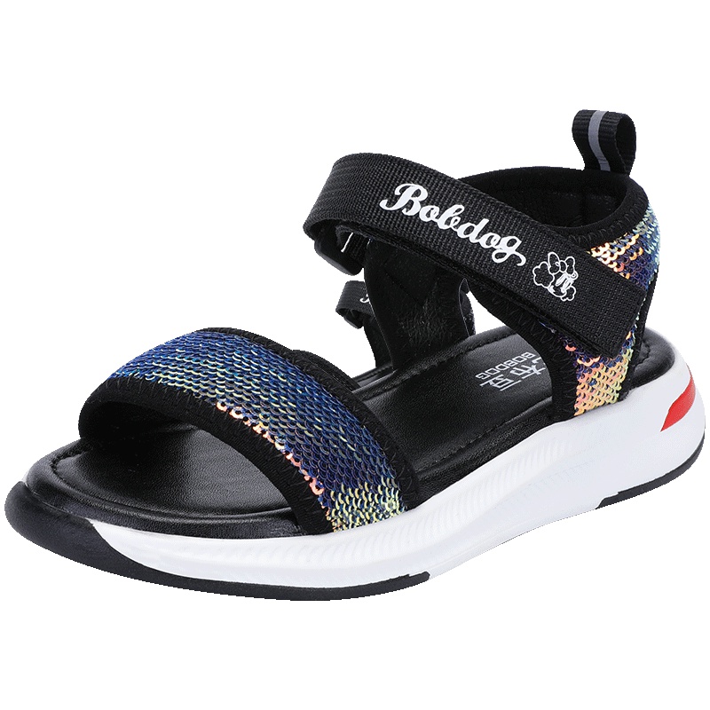 巴布豆童鞋女童凉鞋2019夏季时尚公主鞋儿童沙滩鞋