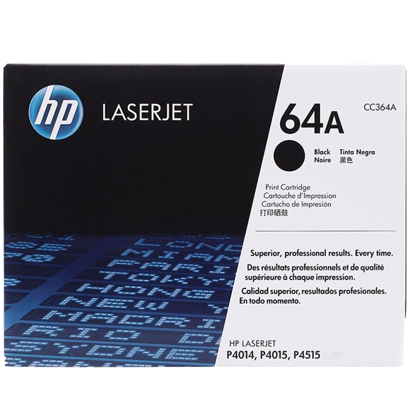 惠普(HP)4014/4015/4515硒鼓/CC364A黑色(10000页)(尊享)