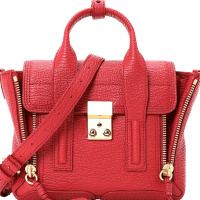 3.1 PHILLIP LIM 3.1 通勤手拎包小号 锁扣粒面皮AC000226金扣 女士手提包