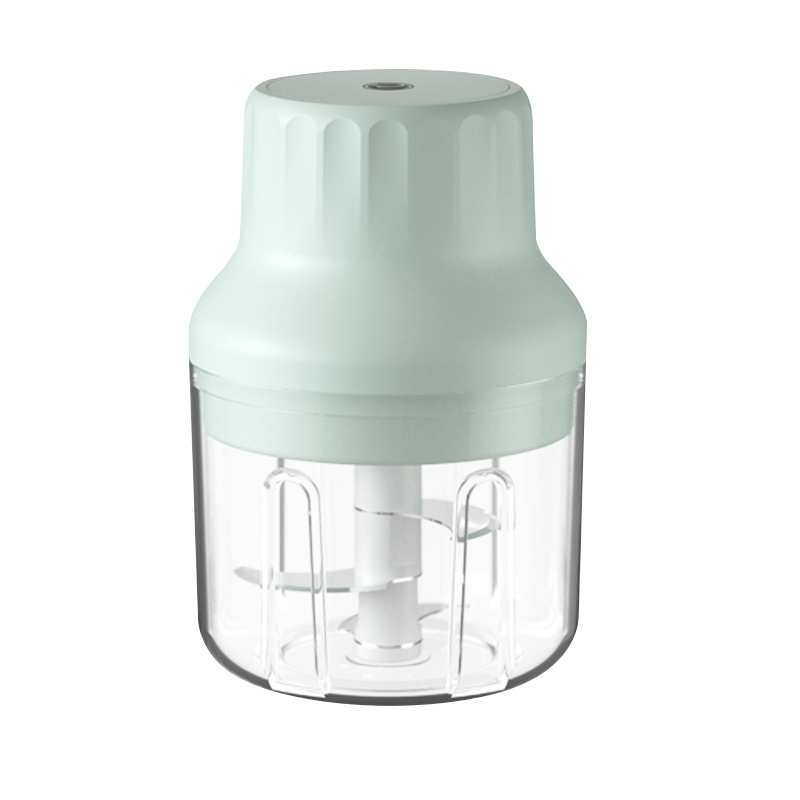 得哩 无线电动多功能料理机电动蒜泥神器小型搅蒜器迷你绞肉碎肉机辅食家用多功能料理机白色