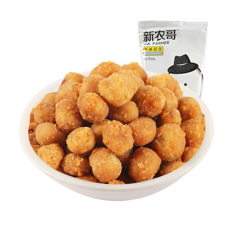 新农哥多味花生休闲零食特产 180gx1袋