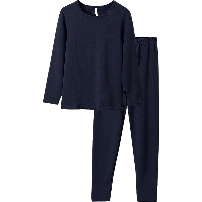 红豆(HODO)保暖内衣情侣绵羊毛加绒加厚套装青年修身保暖内衣秋衣秋裤冬