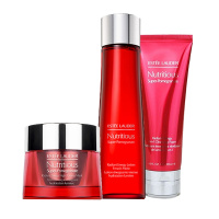 Estee Lauder/雅诗兰黛 红石榴面部护肤套装 日霜50ml+水(清爽型)200ml+洁面125m 红色正能量