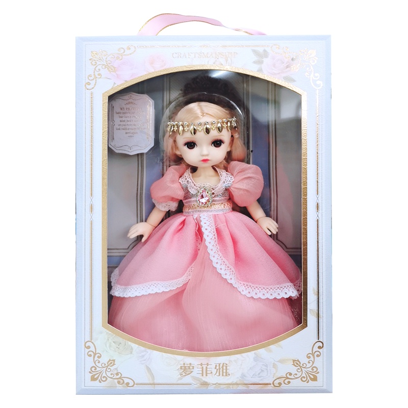 罗菲雅童话公主女孩娃娃换装可爱时尚淑女公仔人偶仿真软胶叶罗丽
