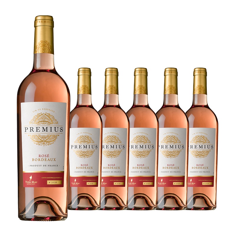 法国原瓶进口 普莱密斯 庄园桃红葡萄酒 Premius Rose 整箱装750ml*6