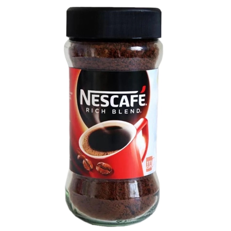 Zs-Nescafe雀巢咖啡纯咖啡粉200克瓶装 速溶咖啡