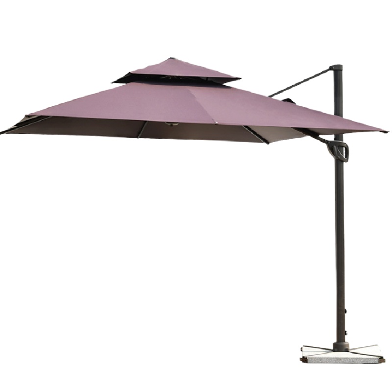 雨后虹 大理石户外遮阳伞 加固底座