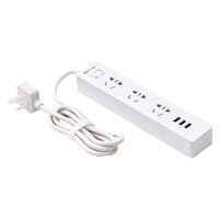 苏宁极物 新国标 智能USB三位插线板 2.4A智能快充 1.5m