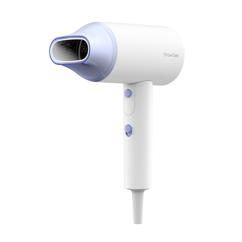 小适(Showsee) 电吹风可折叠收纳便携式网红家用 2档可调1800瓦大功率 冷热风切换 千万级负离子 A4-W