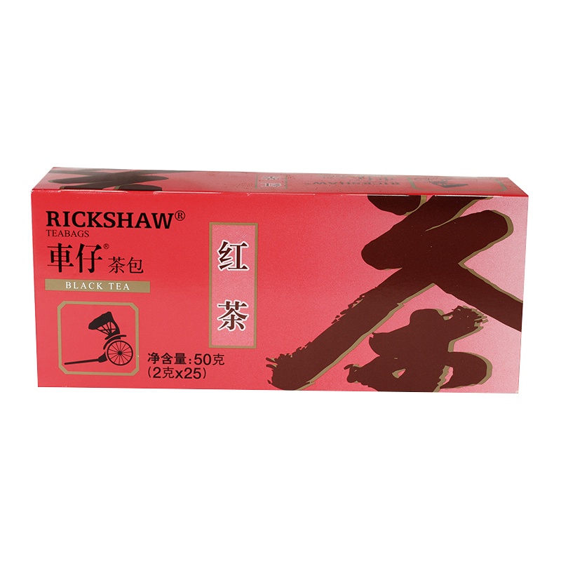 车仔 红茶 茶叶 25包50g 袋泡茶茶包 办公室休闲下午茶