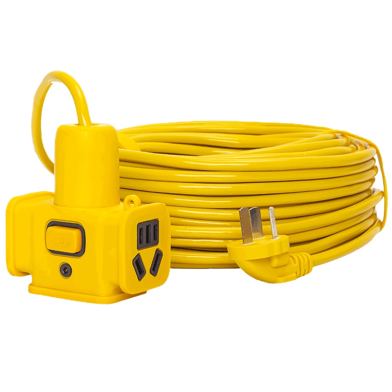 20/30米工程防爆抗冻户外电线插座延长插排带长线接拖线板排插 SZC30米线[14孔带开关]