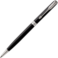派克(PARKER)新品卓尔纯黑丽雅白夹原子笔-纤巧