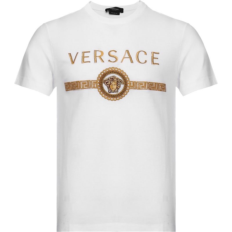 VERSACE 范思哲 男士 棉质圆领短袖T恤 A87372 A228806