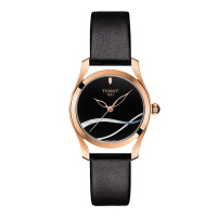 天梭(TISSOT)海浪系列时尚简约休闲商务皮带石英女士手表T112.210.36.051.00