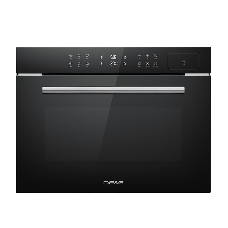 德意(DE&E)616C 电蒸箱 嵌入式电蒸箱 45L大容量蒸箱 触控式家用电蒸炉 钢化玻璃外观