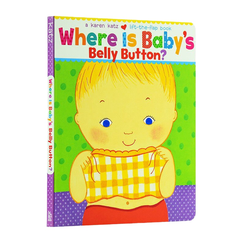 正版 where is baby's belly button 宝宝的肚脐眼在哪 幼儿 少儿英语 进口原版书 Ka