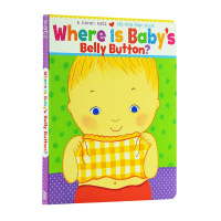 正版 where is baby's belly button 宝宝的肚脐眼在哪 幼儿 少儿英语 进口原版书 Ka