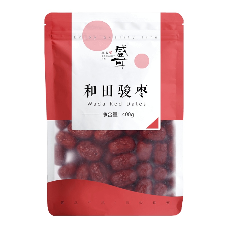 盛耳 和田骏枣400g/袋 新疆和田大枣 枣子特产骏枣