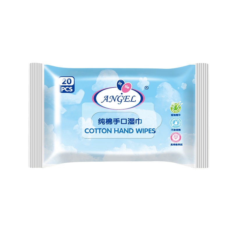 littleANGEL纯棉手口湿巾20片/包
