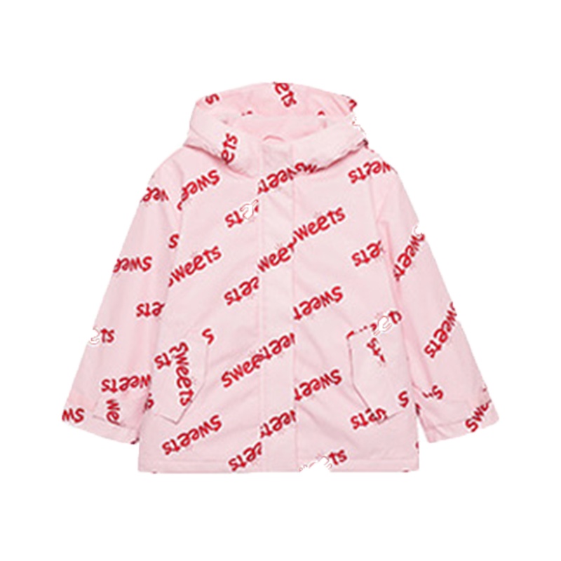 巴拉巴拉外套2020年春季女幼童满印潮流外套21051200244