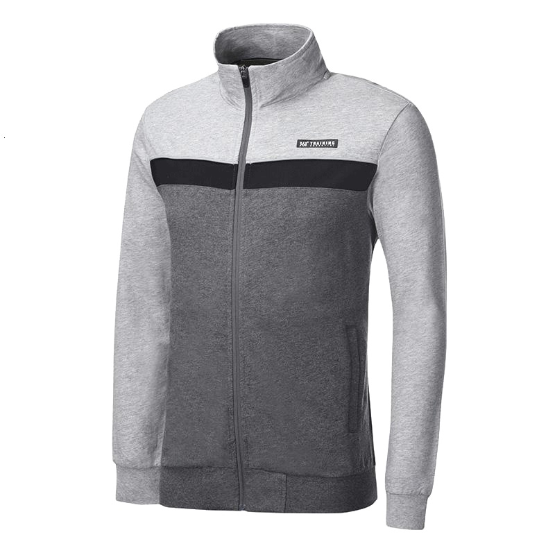 361男装运动外套男春季新款361度运动服开襟卫衣男上衣