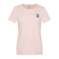 探路者（TOREAD）户外快干印花T恤女跑步吸汗透气运动短袖TAJI82932