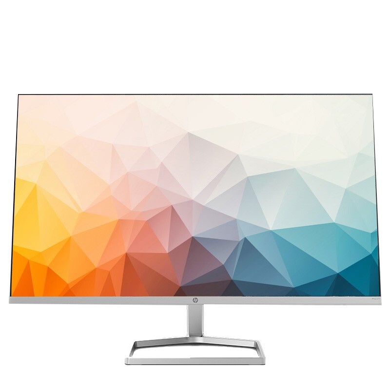 惠普(hp)M27fw〖原封标配〗27英寸显示屏 宽屏广视角LED液晶显示器 台式机电脑显示屏 商用家用 游戏制图 IPS窄边框 75Hz刷新率 (银色)