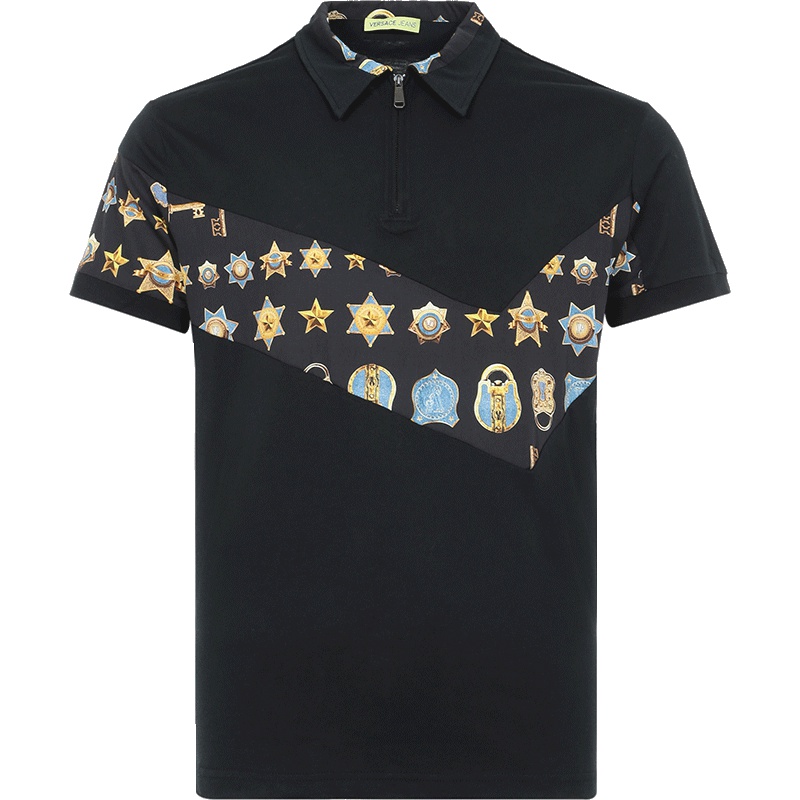 Versace JEANS 范思哲 奢侈品 男士棉质短袖POLO衫 B3GTB7PC 11620