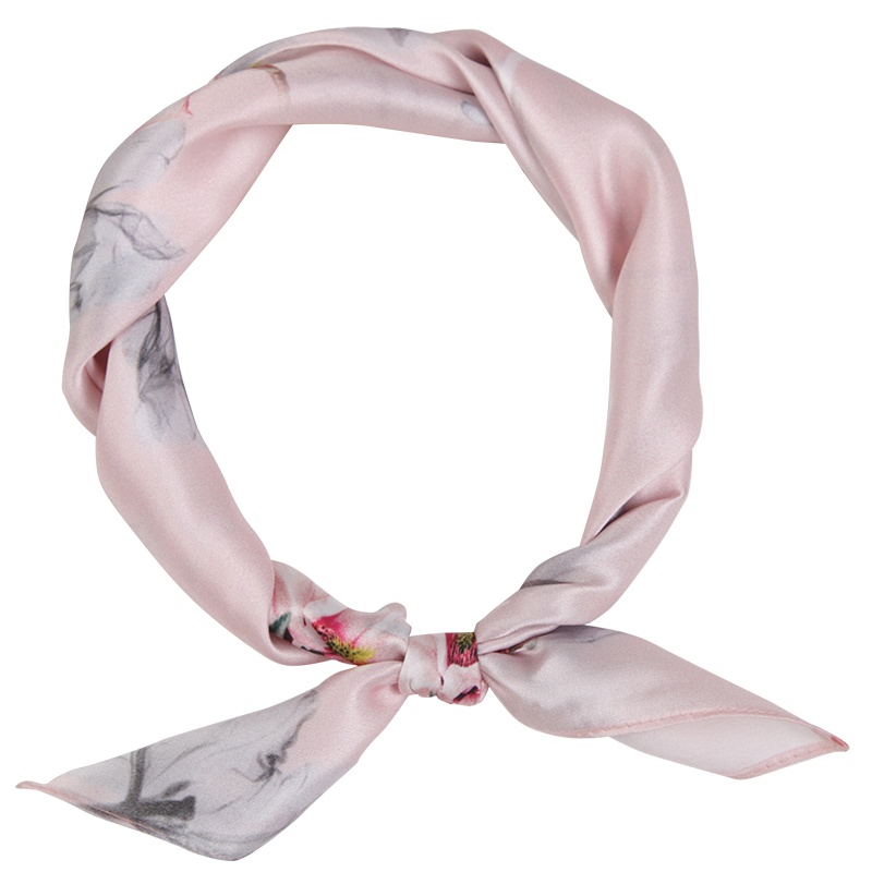 上海故事真丝小方巾女夏季薄款韩国气质百搭衬衫脖子桑蚕丝小领巾