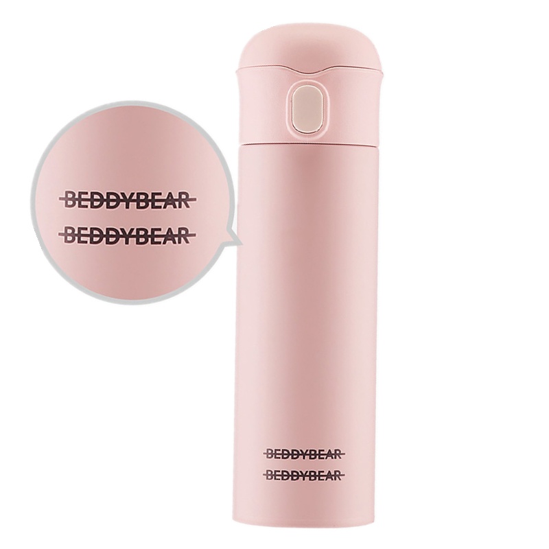 杯具熊BEDDYBEAR水果成人吸管保温杯316不锈钢保温杯纯色潮玩系列480ml