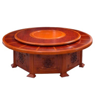 卡里鳄欧式餐桌KLE—OSYZ02宴会厅大圆桌餐桌旋转火锅包厢酒店餐桌