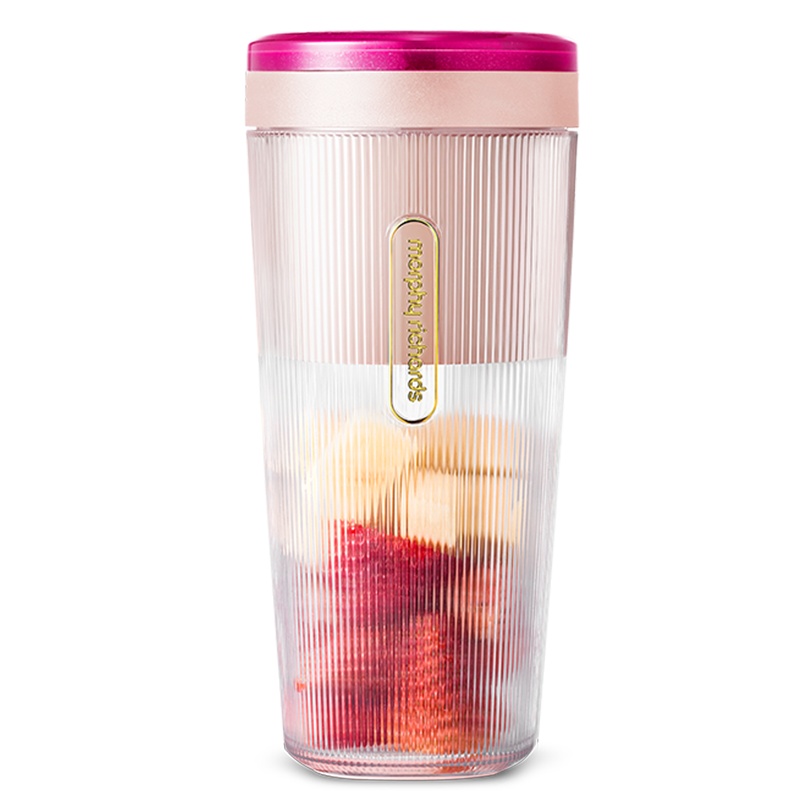 摩飞榨汁杯家用水果迷你小型果汁杯电动便携式炸果汁机无线榨汁机 MR9800落樱粉