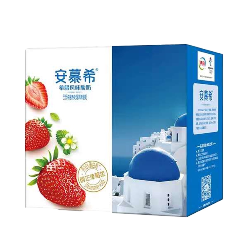 伊利安慕希希腊风味酸奶（草莓)205g*12