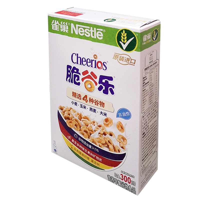 雀巢谷物Nestle脆谷乐谷物早餐冲饮麦片500g盒装(保质期到22年2月18日)