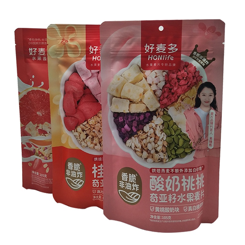 好麦多奇亚籽酸奶水果麦片关晓彤代言