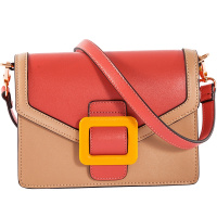 都宝路(dubaolu) 2020早秋新款ins风撞色时尚简约百搭单肩斜挎小方包